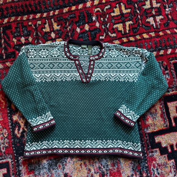 L.L. Bean Sweaters - Vintage LL Bean Nordic Sweater